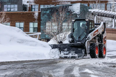 There are a variety of attachments that can help you clear all kinds of snow and ice on almost any surface.