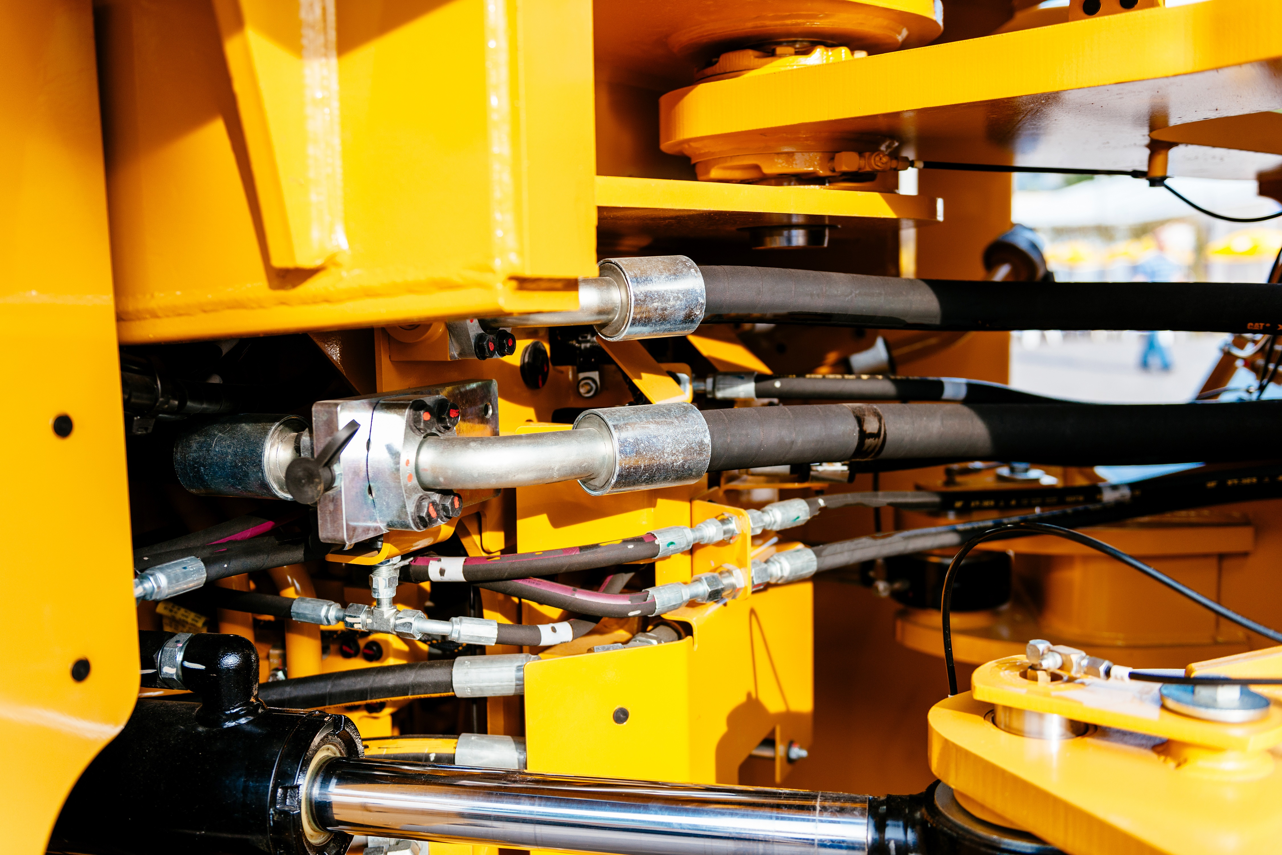 Excavator hydraulic system.