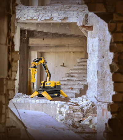 Brokk's robots, which are mostly electric, are designed specifically for demolition.