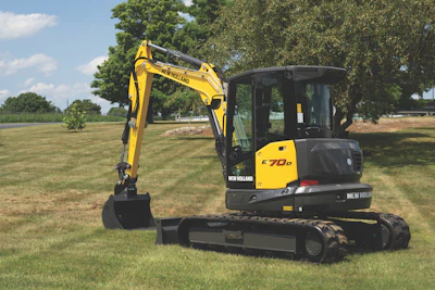 New Holland Construction Breaks Ground In New Market With The E70 D Midi Excavator 675268