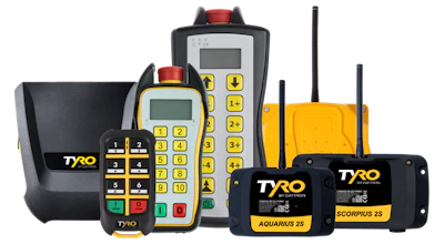 Tyro 2S systems are designed for environments where durable and reliable remote control systems are required.