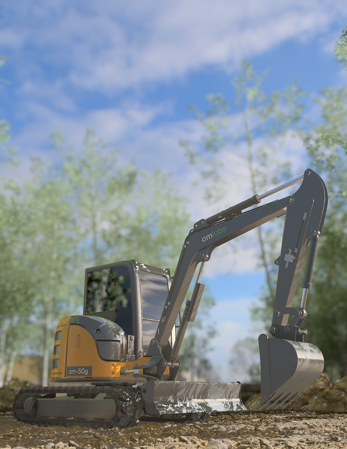 With the Mini Excavator Training Pack, operators can safely practice side loading, as well as digging around utility lines above and below ground.