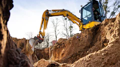 If an excavator arm reaches too far into an area adjacent to a power source, it could lead to injury or death for the operator as well as those nearby.