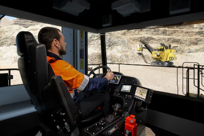Developed by ThoroughTec Simulation, the simulator features a direct replica of 798 AC operator controls, complete with a six-degree-of-motion platform.