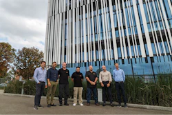 Flash Battery CEO Marco Righi, together with CTO Alan Pastorelli and COO Filippo Di Gregorio with the US technical team, visiting the Italian headquarter.