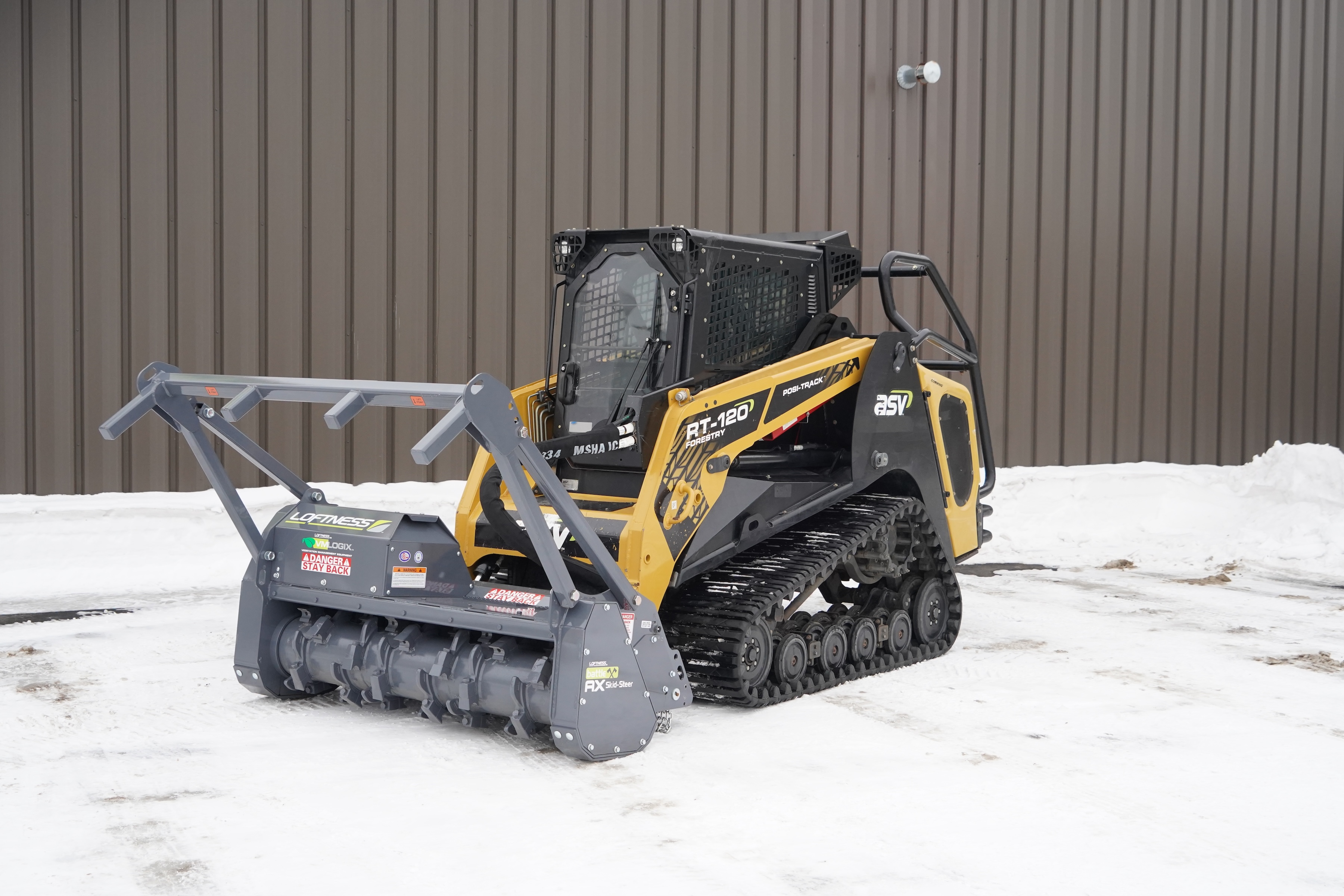 These models feature a rotor with built-in depth gauges, which function similarly to raker teeth on chain saws to prevent the attachments from engaging too much material at one time.
