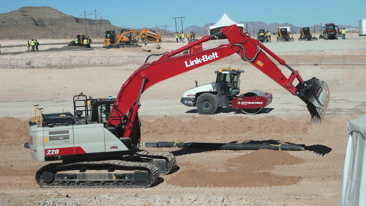 Trimble Dimensions Link Belt 220x4s Excavator