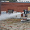 Controlling a water jet through mechanical means was a safer, faster, more sophisticated way to remove concrete compared to a jackhammer or hand lance.