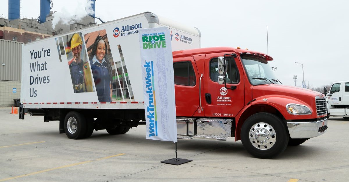 Attendees can explore 21 vehicles spanning Classes 2–8, including all-electric vans, trucks, and chassis, as well as internal combustion vehicles.