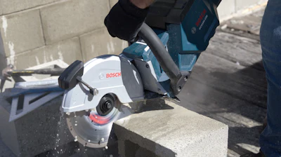 The Bosch 18V Brushless 9 In. Cutoff Saw was announced at World of Concrete 2025.