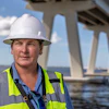 Liz Howard, P.E., on-site at the Sanibel Island (Florida) Emergency Repairs