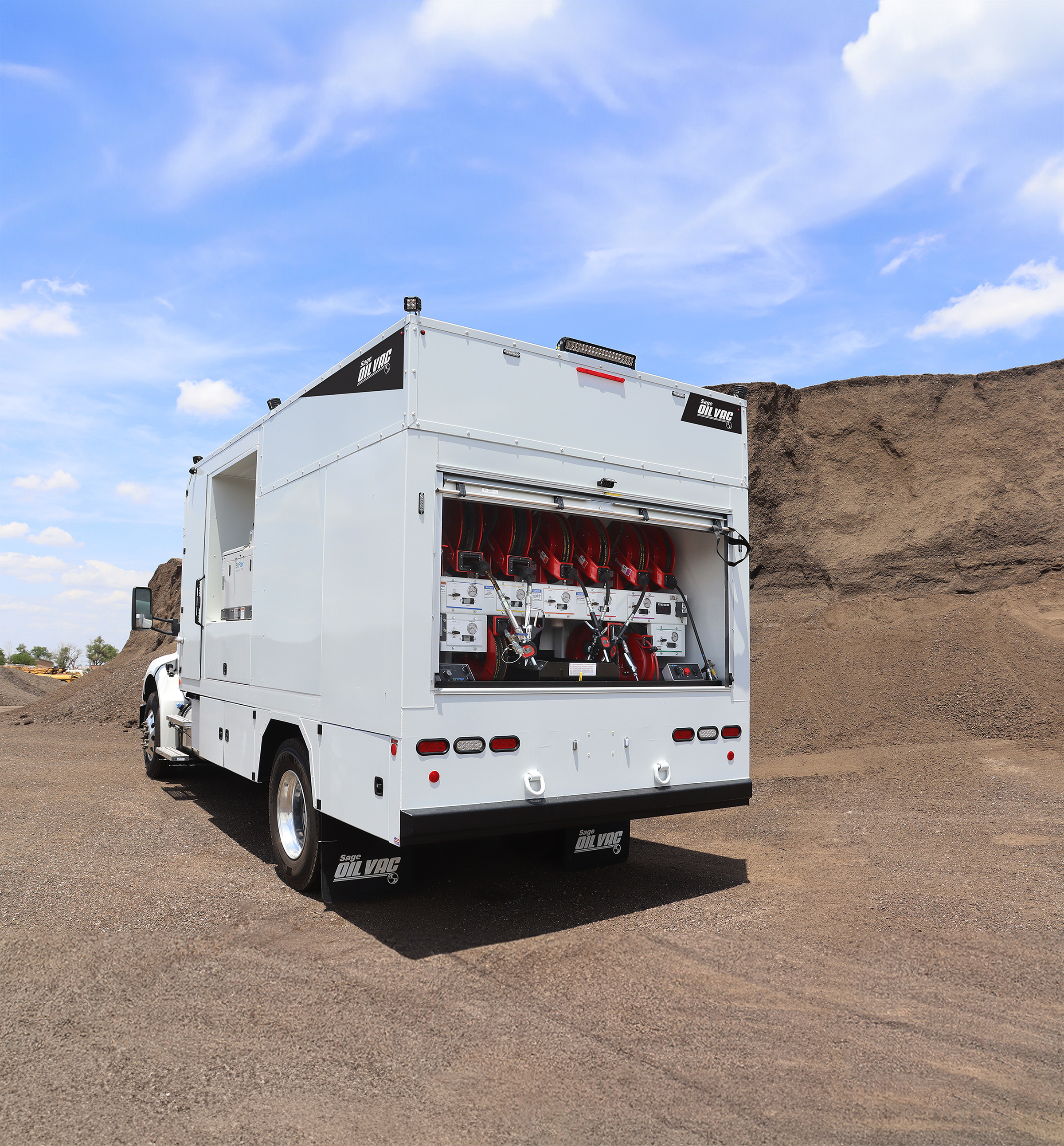 Sage Oil Vac Non-CDL Enclosed Lube Truck