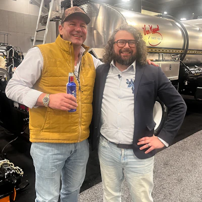Trey Bo Dirt (left) and Brandon Noel, editor (right).