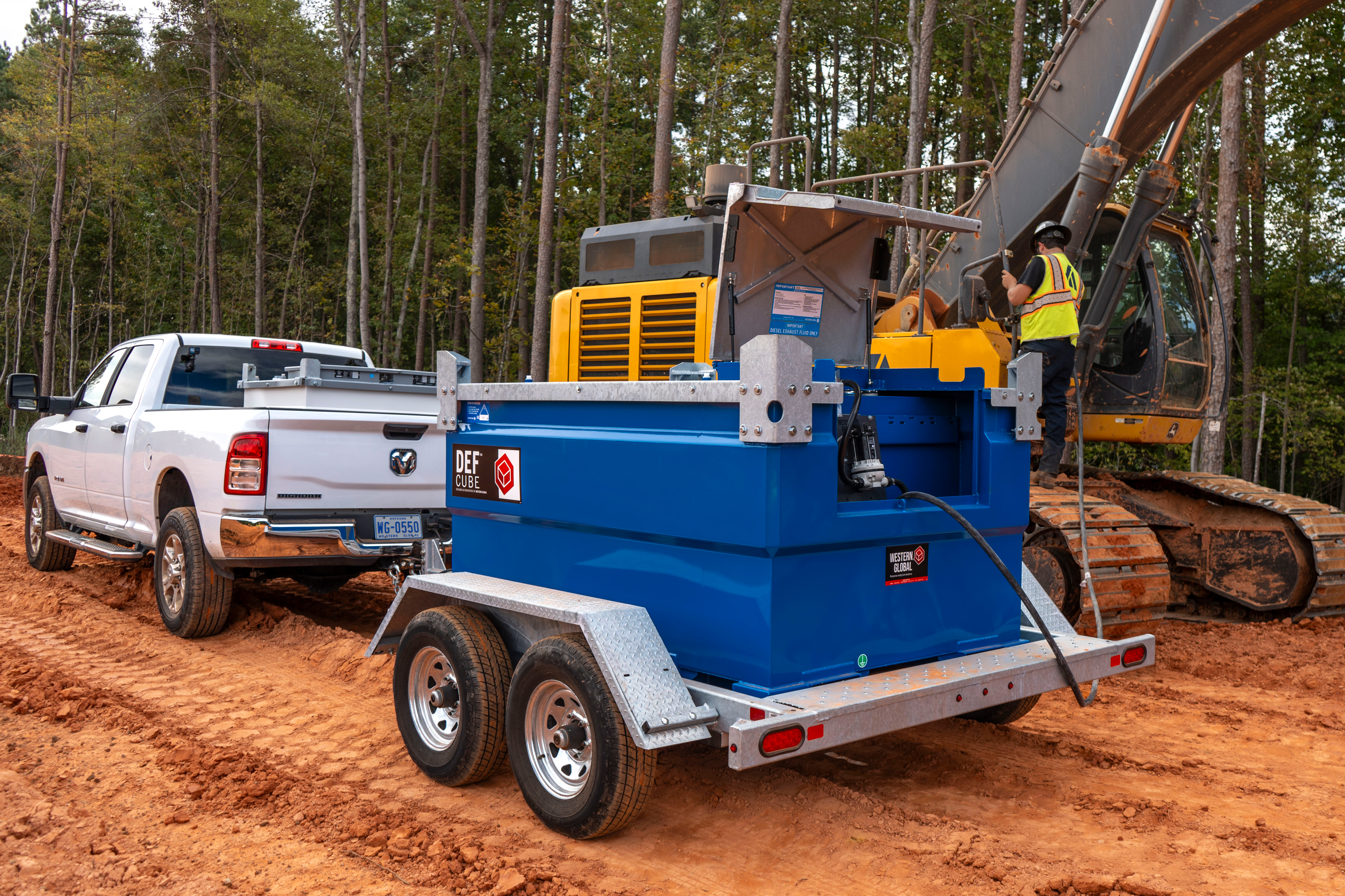 Western Global's DEF550 offers a rugged and durable DEF tank solution that is engineered to withstand the harsh environments of rental, construction and fuel distribution operations.