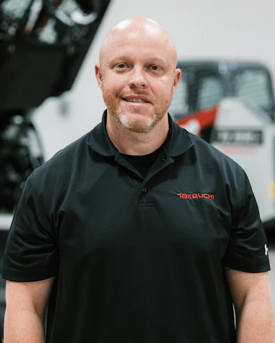 Derek Koontz, national accounts manager at Takeuchi-US.