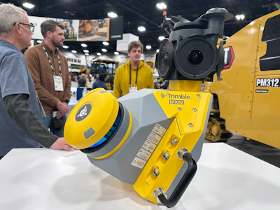 The Trimble MX-60 scanner.
