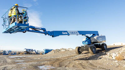The S-85 XC FE driving over rough terrain.
