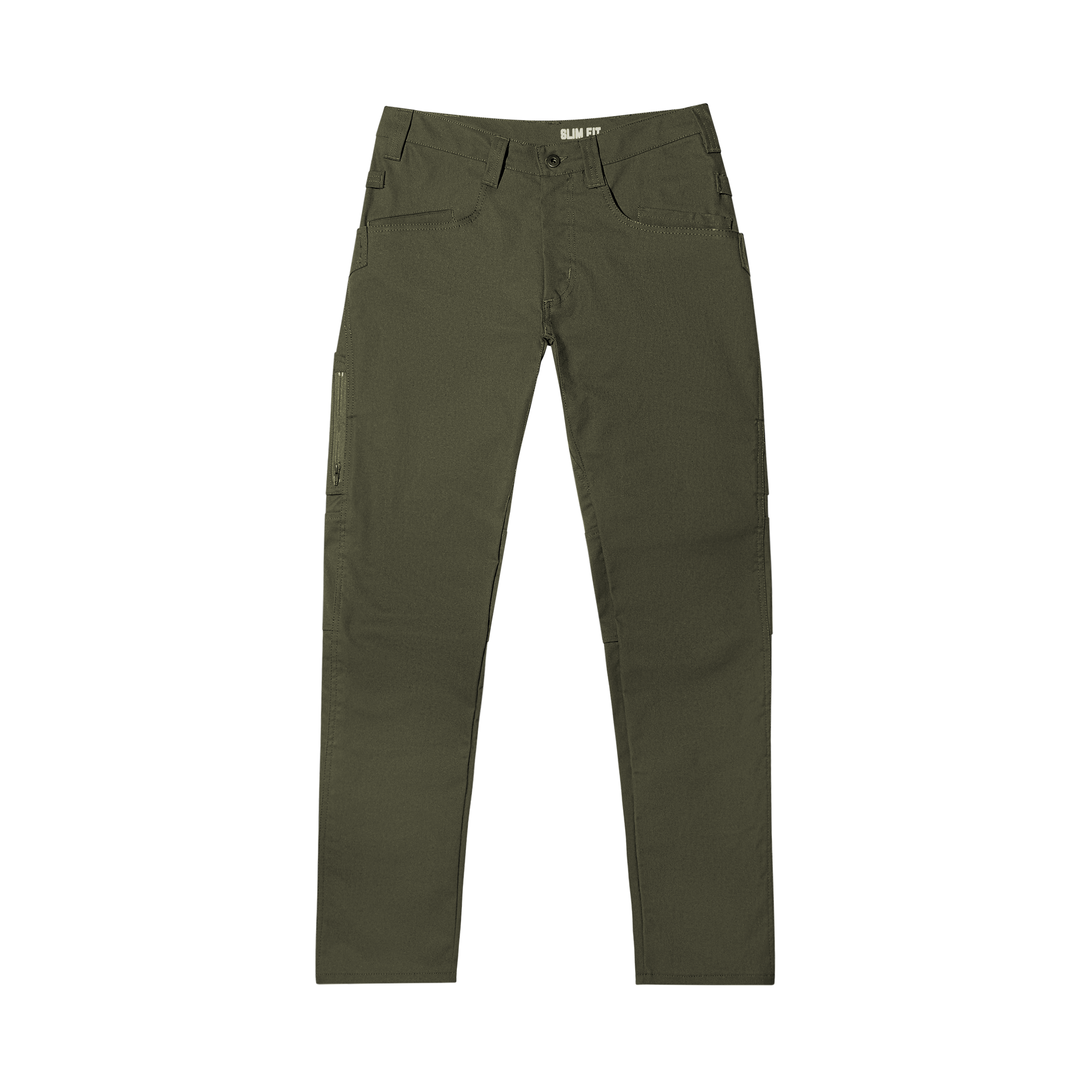 Single Knee Slim Hunter Green