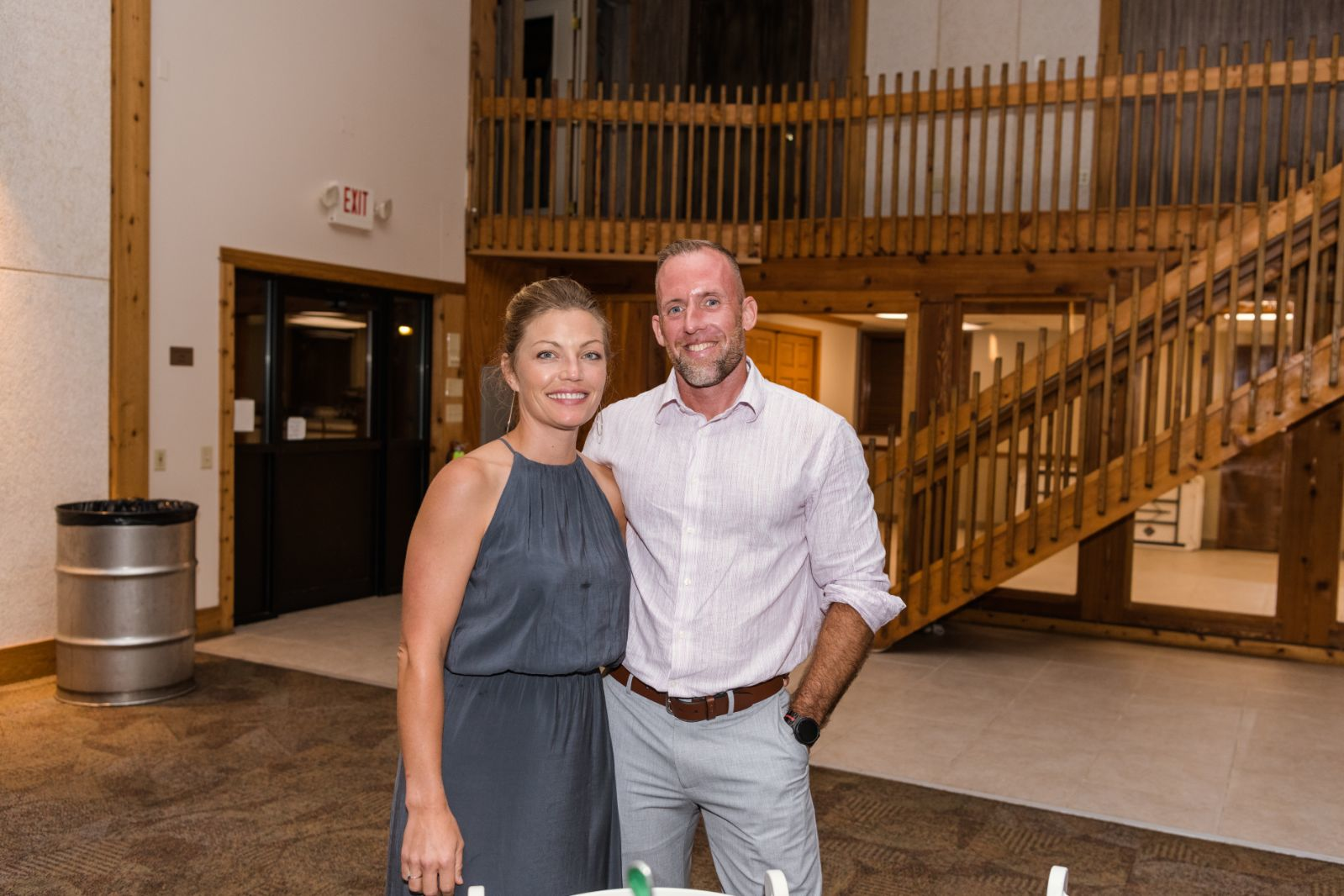 Brian Sutton and his wife.