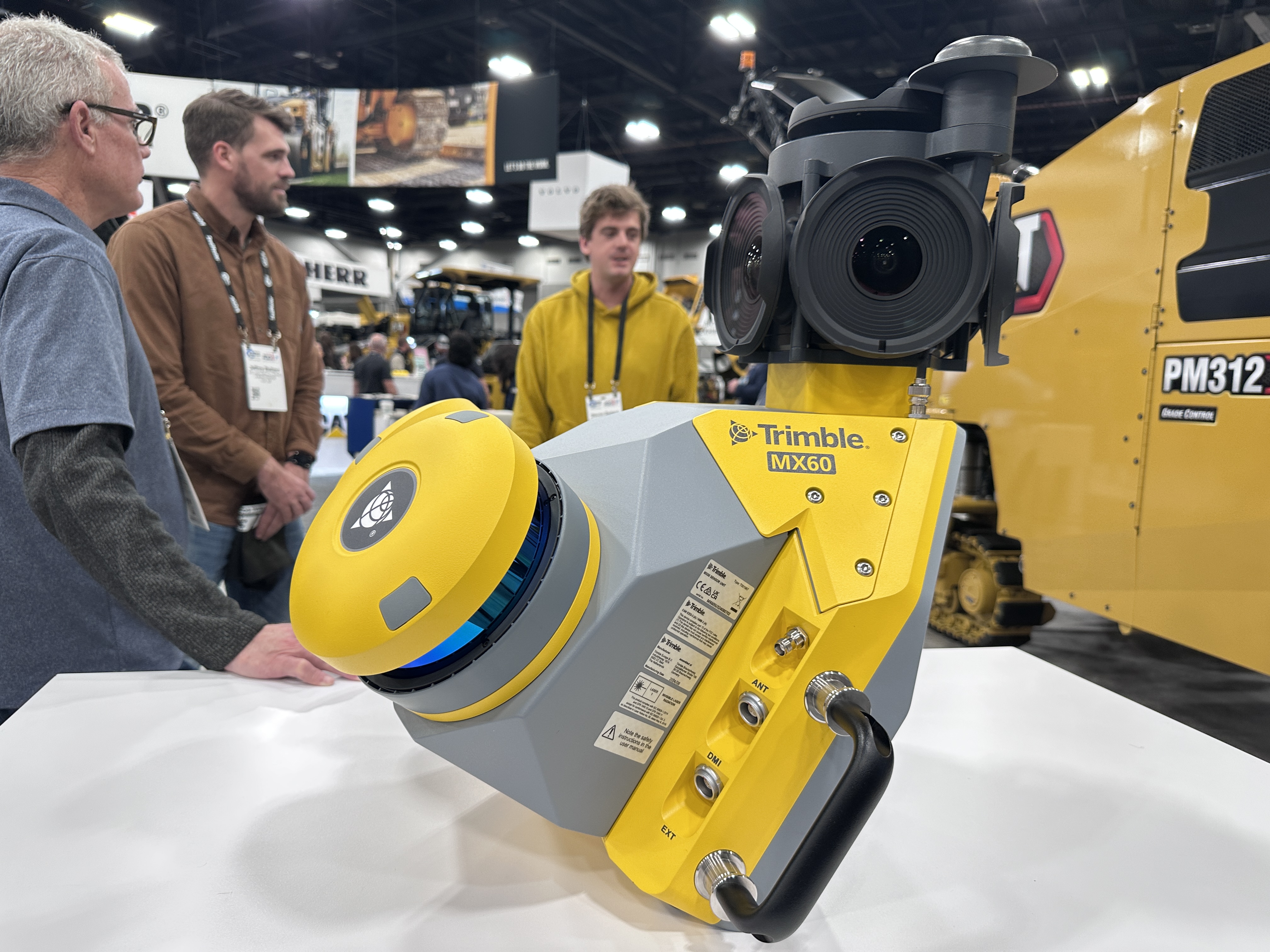 Trimble MX60 mobile mapping device at industrial technology conference