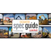 Excavator Spec Guide collage featuring multiple construction machines and Link-Belt logo