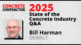 2025 State of the Concrete Industry report featuring Bill Harman from DeWalt