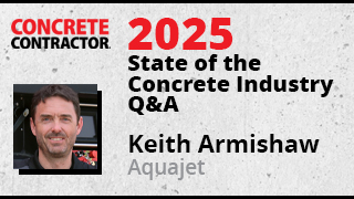 2025 Concrete Contractor magazine Q&A featuring Keith Armislaw from Aquajet