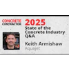 2025 Concrete Contractor magazine Q&A featuring Keith Armislaw from Aquajet