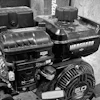 Vanguard 5.0 horsepower industrial engine with black and metallic components