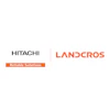Hitachi Landcros logo with 'Reliable Solutions' tagline in black and orange