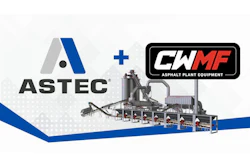 Astec and CWMF industrial asphalt plant equipment with conveyor system