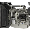 Industrial diesel engine with complex mechanical components and cooling system