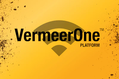VermeerOne Platform logo with WiFi icon on vibrant yellow background