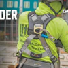 Construction worker wearing high-visibility yellow safety harness with Guardian branding