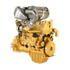 Caterpillar diesel engine with turbocharger and yellow block assembly