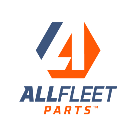 AllFleet Parts logo with stylized orange ship icon and navy blue text