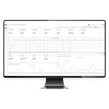 Production performance analytics dashboard displaying KPIs, data tables, and trend charts for manufacturing metrics