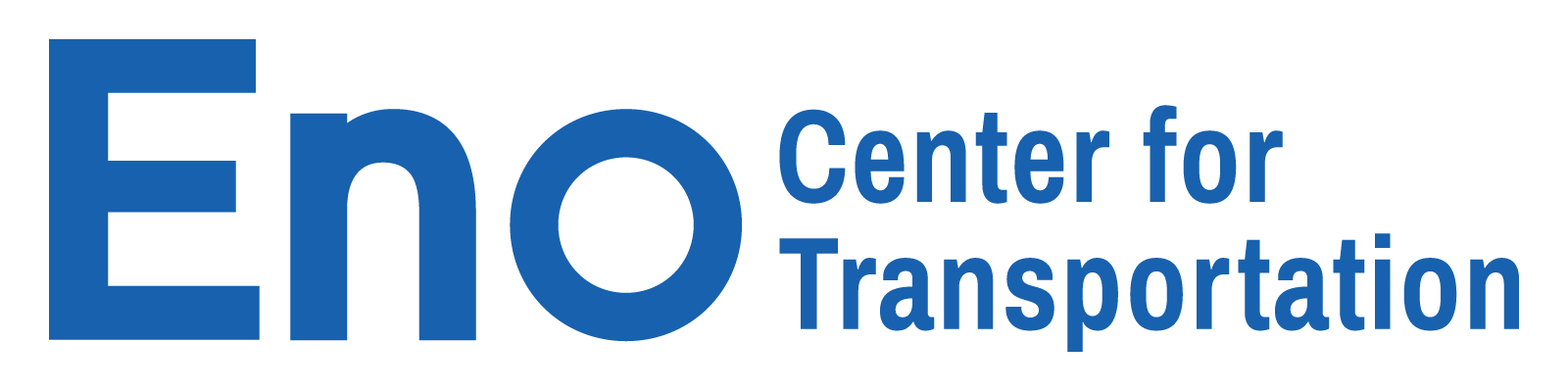 Eno Center for Transportation logo in blue
