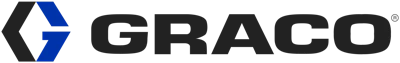 Graco logo with blue and black geometric symbol and bold black text
