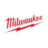 Milwaukee brand logo with red italic text and lightning bolt symbol