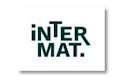 Intermat logo featuring stylized text in dark teal with period accent